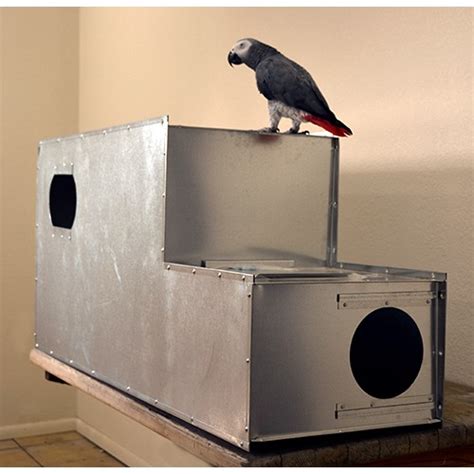 metal macaw nest box price|cavity type nest box.